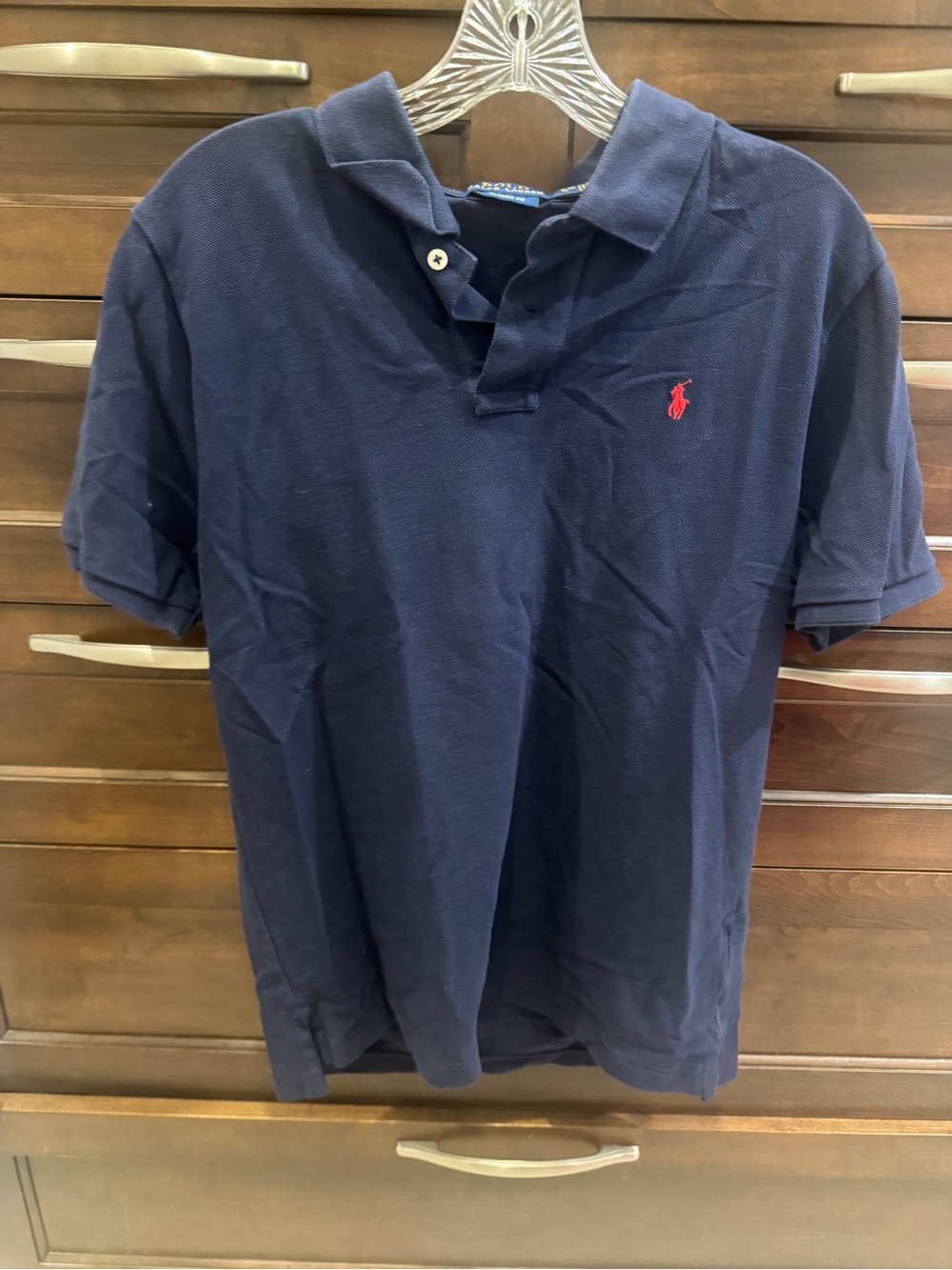 Polo by Ralph Lauren Navy Polo with Red Pony Logo